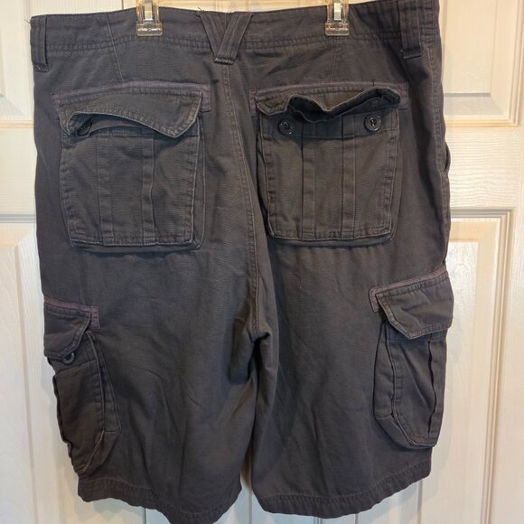 Quicksilver Shorts Mens 36 - Dark Gray - 100% Cotton - Picture 2 of 3